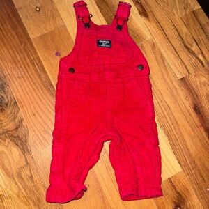 OshKosh B'gosh Bright Red Kids Overalls